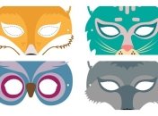 Новогодние детские маски: распечатай и устрой маскарад