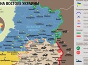 Карта АТО на востоке Украины (19 июня)
