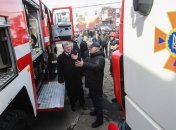 Президент передал новую технику для ГСЧС Ривненской области