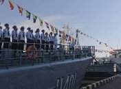 По случаю праздника на морвокзале Одессы собрались тысячи человек