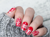 Новогодний маникюр