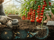 Увеличить урожайность помидоров в теплице поможет биоуголь