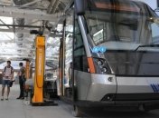 Новая партия низкопольных трамваев "Электрон" прибыла в Киев