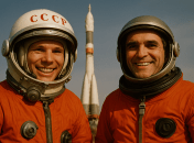 Двое первых: Гагарин и Каденюк