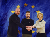 Шарль Мішель, Володимир Зеленський, Урсула фон дер Ляєн