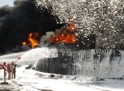 Масштабный пожар на нефтебазе под Киевом (Фото, Видео)