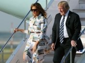 Самолет Трампа приземлился в аэропорту Токио 