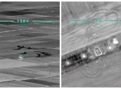 Работа украинского БПЛА