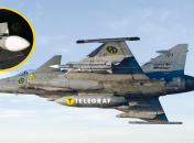 SAAB JAS 39 Gripen вооружен ракетами Meteor