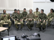 Иностранные наемники-военнопленные, захваченные как комбатанты в составе ВС РФ. Киев, 15 марта 2024 года.