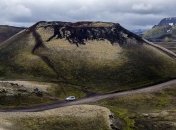 Путь к долине Landmannalaugar в Исландии (Фото)