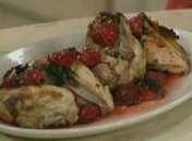 Куриная грудка с клубничным соусом