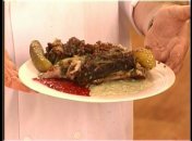 Утка, фаршированная гречкой