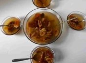 Сладкий рисовый суп с сухофруктами