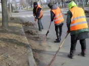 Подметание улиц