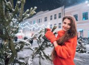 Девушка зимой