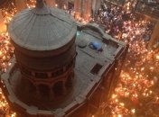 Благодатный огонь сошел в Иерусалиме