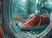 Стиральная машина может очистить кроссовки до идеального состояния (изображение создано с помощью ИИ)
