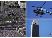 Футболисты улетели на вертолетах