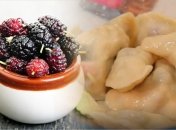 Вареники з шовковицею та корицею