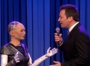 Робот София и Джимми Фэллон спели дуэтом (Видео)