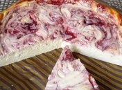 Рецепт дня: мраморный чизкейк с малиной
