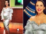 Джамала продемонстрировала большой округлый живот в роскошном платье