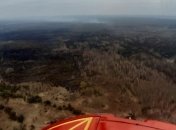 В Чернобыле появились три новых очага тления (Видео, Фото)