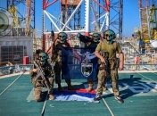 Бойцы ГУР на платформе Крым-1