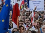 В Польше тысячи поляков вышли на антиправительственный митинг