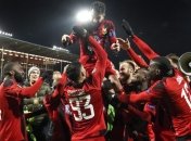 Футболисты "Эстерсунда" бурно отметили выход в плей-офф Лиги Европы (Видео)