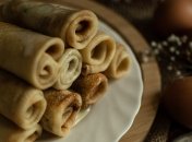 Млинці з м’ясом у духовці рецепт