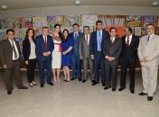 Литовченко и Силантьева с послами возобновили мосты дружбы между детьми разных народов