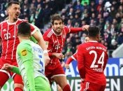 "Бавария" вырвала волевую победу над "Вольфсбургом"