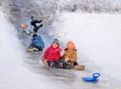 Гололед: как избежать травм у детей