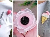 Украсьте свое лето! Три милые и простые в изготовлении броши (Фото)