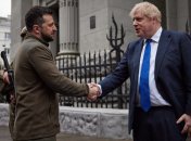 Український лідер Володимир Зеленський та британський політик Борис Джонсон