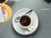 Мужчина удивился, когда увидел свою чашку с кофе