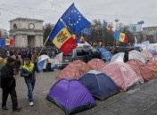 В Кишиневе прошли антиправительственные протесты