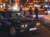 В Киеве не поделили дорогу такси и BMW (Видео)