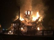 На Закарпатье горела церковь: подробности случившегося (Фото)
