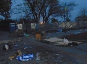 В Одессе разгромлены палатки противников мэра