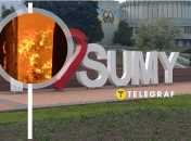 На месте попаданий вспыхнули пожары