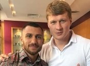 Ломаченко и Поветкин встретились в ресторане в Лондоне (Фото)