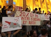 К протестующим в Грузии присоединился экс-президент страны