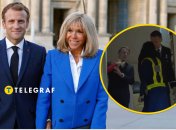 Макрона ударила дружина