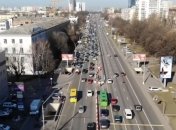 Киев парализован 8-балльными пробками: карта