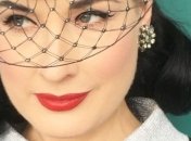 Дита фон Тиз призналась, почему носит вуаль