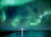 В Финляндии уличные фонари заменило полярное сияние 