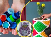 Как дать вторую жизнь пластиковым крышкам от бутылок